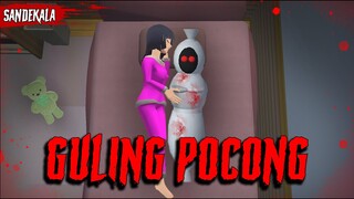 Sakura Horror - Guling Pocong : Lily tidur memeluk Guling Hantu | HORROR SAKURA SCHOOL SIMULATOR