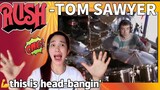 THIS IS HEADBANGING!! FIRST REACTION TO RUSH - TOM SAWYER