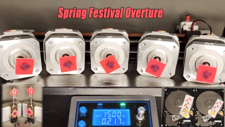 Musik|Penampilan "Spring Festival Overture" dengan Motor Stepper