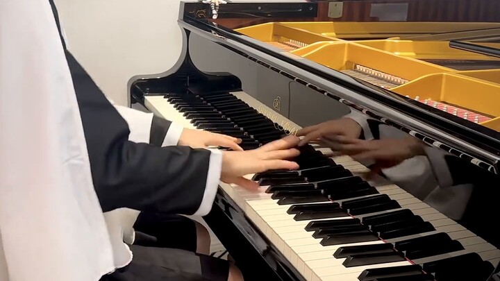 [Piano cover] Demon Slayer Falls into the Infinite City bgm, super exciting piano arrangement!