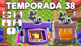 TODO SOBRE LA TEMPORADA 38 DE CLASH ROYALE EMOTES, SKINS Y PASS ROYALE (Sneak Peek) ✨Sergio1722