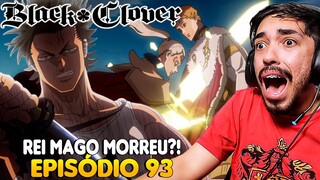 A MORTE DE JULIUS NOVACHRONO?! REI MAGO VS LITCH | REACT BLACK CLOVER EPISÓDIO 93