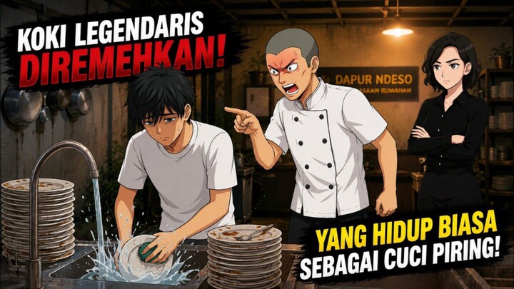 Koki Legendaris Yang Hidup Sebagai Cuci Piring - Drama Animasi