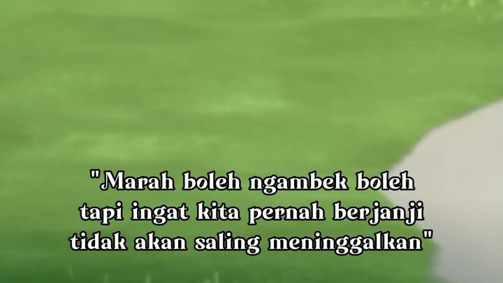 kita sudah janji loh.