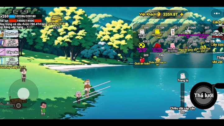 gameplay câu cá vạn cân