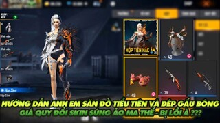 FREE FIRE | HƯỚNG DẪN ANH EM SĂN ĐỒ TIỂU TIÊN NỮ VÀ DÉP GẤU BÔNG - GIÁ QUY ĐỔI SKIN SÚNG BỊ LỖI ?