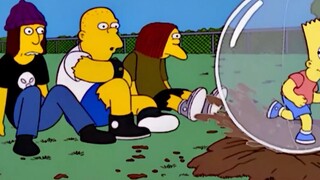 The Simpsons, Bart is poisoned and trapped in a ball, Lisa disguised as a college student