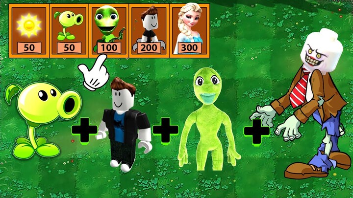 Plants vs Zombies Animation: Roblox character Dame Tu Cosita Minecraft character - Compilation