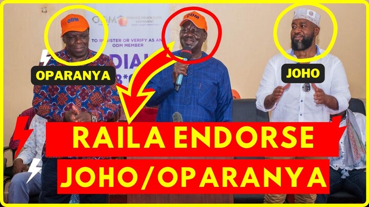 🚨 BREAKING: Raila's Unexpected Endorsement of New ODM Leaders Revealed! MUST-WATCH Video!