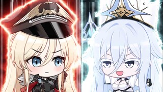 Let's use our exciting combo skills to divide him up!!! [Azur Lane] [JOJO]