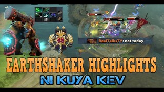 Dota 2 Earthshaker Highlights - Ranked Game - Legend 2 rank - Kuya Kev