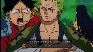 Zoro & Law lagi ngasuh anak kecil 🙂 || Luffy memang gk bisa diem orgnya 😆