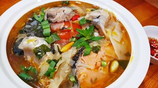 ĐẦU CÁ HỒI NẤU CANH MĂNG CHUA-Đổi Món Cho Bữa Cơm Gia Đình Mà Cách Nấu Rất Dễ Tại Nhà |Nhamtran FV