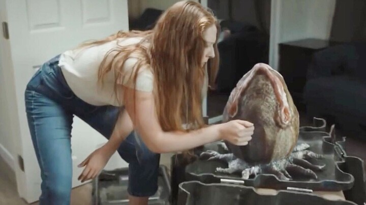 惊悚片：女人收到神秘包裹，打开竟是朵食人花，食人花求生欲爆棚