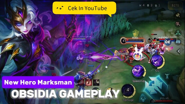 New Hero Obsidia & Best Build Gameplay || Mobile Legends Bang Bang