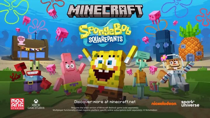 Minecraft x SpongeBob DLC – Official Trailer.watch full video in description