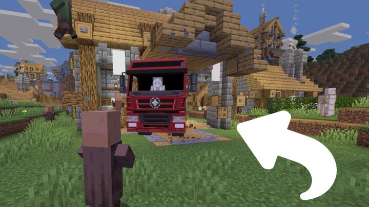 When the 100-ton king is added to the MC server (Villager: Come to the village and try it 👍)