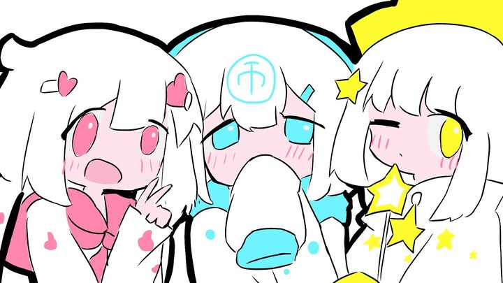 Two weeks of hard work [Painting and coloring version] [How cute it is to turn into a girl with one 