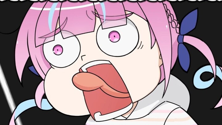 【نص مكتوب باليد】أكويا التي تصدت للكائنات المزعجة بعد أن أصابتها في نقطة حساسة 【أكويا مينامي/شيون ساك