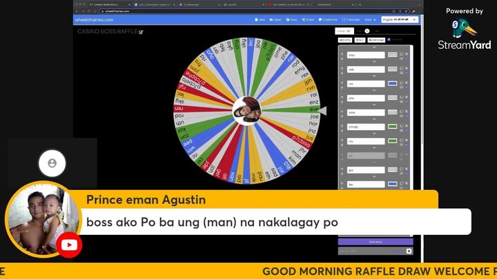 game na   live raffle 4 lucky winner of 500  g cash or chips