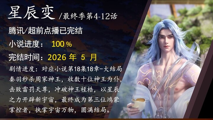 12 anime Tiongkok terbaru: tinjauan perkembangan cerita, Xingchen Bian telah tamat, Qin Yu berhasil 