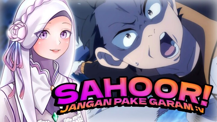 Bangunin Sahur Pake "GARAM MUKA MALU" 👁👄👁 wkwkwkw "Halal" Remix By AUSHAV