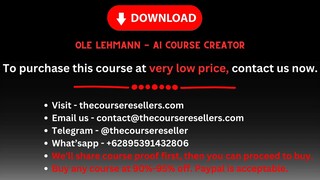 Ole Lehmann - AI Course Creator