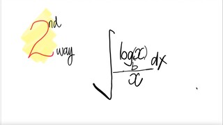 2nd way: integral ∫1/x logb(x) dx