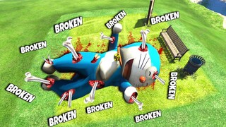 Breaking EVERY BONE As "DORAEMON" in GTA 5