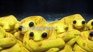 第一次见这么可爱的蛇