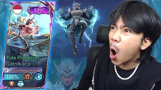 REVIEW SKIN EPIC GATOTKACA EFEKNYA BIKIN MUSUH AUTO BERKACA KACA - Mobile legends