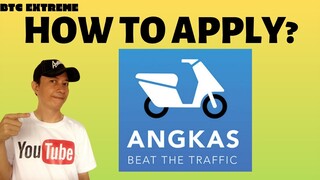 ANGKAS RIDER How to Apply | Online Application and Requirements