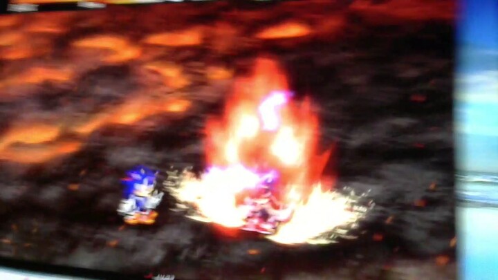 super sonic and super shadow and hayper shnic vs sonic.exe final battle (part 3)