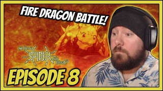 THE FIRE DRAGON BATTLE! | So I'm a Spider, so What? Episode 8 Reaction