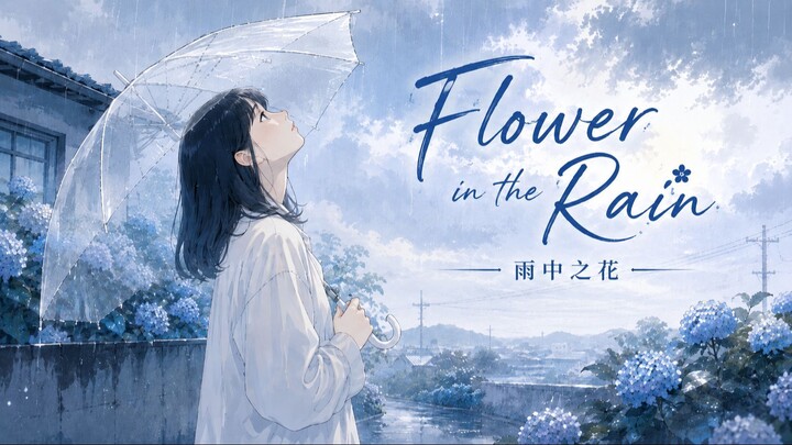 Flower in the Rain 🌧️｜治愈系英文歌｜Anime-style Music Video
