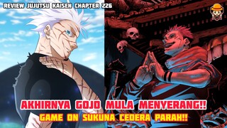 AKHIRNYA GOJO MULA MENYERANG!! GAME ON SUKUNA CEDERA PARAH!! *Chapter 226