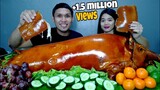 One Whole Lechon Baboy Mukbang / Filipino Food Mukbang / Special Collaboration with @Daryl and Liz
