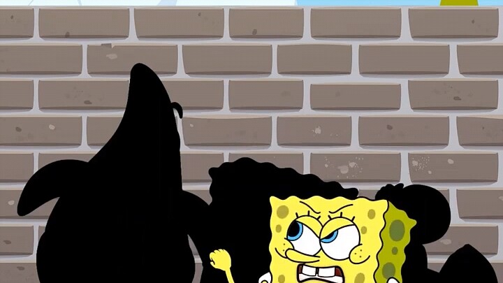 SpongeBob’s shadow looks so cool!