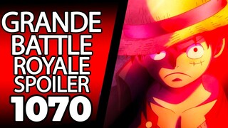 ONE PIECE SPOILER 1070: ARRIVA UNA BATTLE ROYALE CHE GETTERÀ IL MONDO NEL CAOS (Jump Festa 2023)