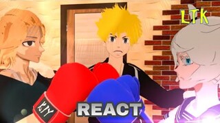 Toman react - "Mikey e Senju BRIGAM por Takemichi"