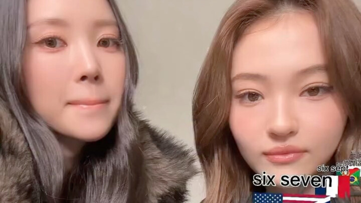 Adik perempuan lagi pamer bakat bahasanya di Line—seberapa cintanya dia sama Sixseven, sih?