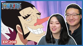STRAW HATS MEET FOXY PIRATES | One Piece Episode 208 Couples Reaction & Discussion