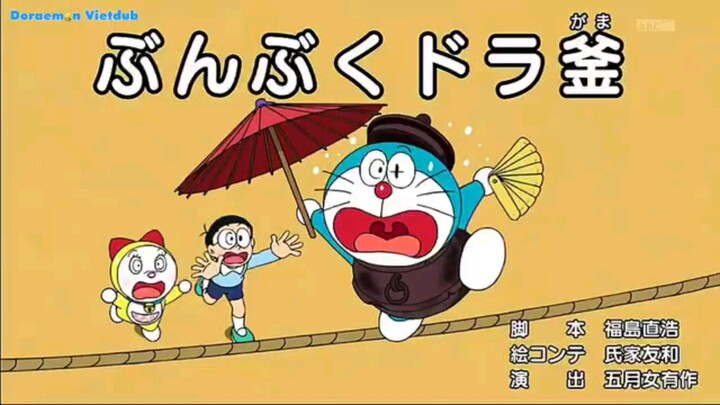 Doraemon p12 tập 49 "Ấm nước Doraemon " và "Một lần trong đời được 💯 điểm"