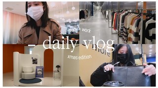 daily vlog | dhs Hàn sáng đi học chiều đi làm | xmas edition ☃️ Ly Nguyễn