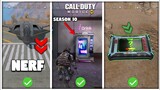 6 Things Will Be Changed In The Next Update of Codm BattleRoyale | Season 10