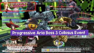 Sword Art Online Integral Factor: Progressive Aria Boss 3 Collosus Event