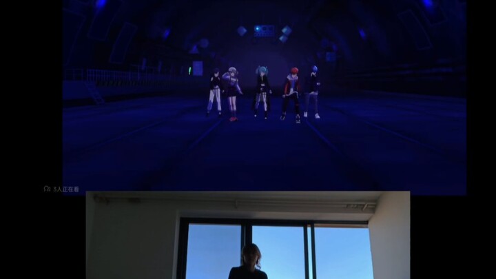 [PJSK] Beyond the way 1v all members danced and suddenly appeared! I saw in the video last night tha
