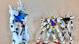 Perbandingan sebelum dan sesudah 12 episode Wind Spirit Gundam (menurut teman model)