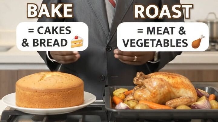 Bake vs Roast diference