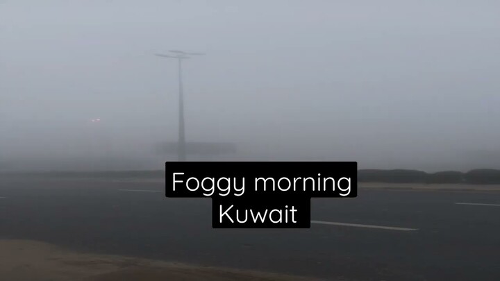 too foggy morning Kuwait #shorts
